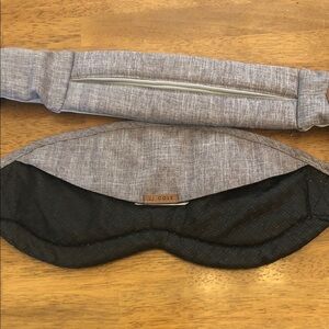 JJ Cole Gray Heather Baby Hip Seat with Padded Lining